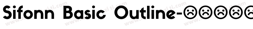 Sifonn Basic Outline字体转换